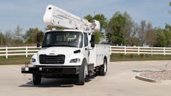 Vocational eM2 offerings feature electric and mechanical ePTO options to support hydraulic and battery-powered body equipment using the vehicle’s high-voltage battery. Vocational eM2 offerings feature electric and mechanical ePTO options to support hydraulic and battery-powered body equipment using the vehicle’s high-voltage battery.