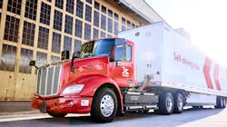 Kodiak Robotics upfitted this battery-electric Peterbilt Model 579EV with the Kodiak Driver autonomous hardware and software technology. Kodiak Robotics upfitted this battery-electric Peterbilt Model 579EV with the Kodiak Driver autonomous hardware and software technology.
