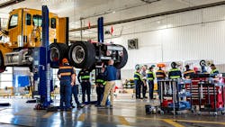 Technicians must engage in routine training to keep up to speed on new truck systems and how to diagnose problems. Technicians must engage in routine training to keep up to speed on new truck systems and how to diagnose problems.