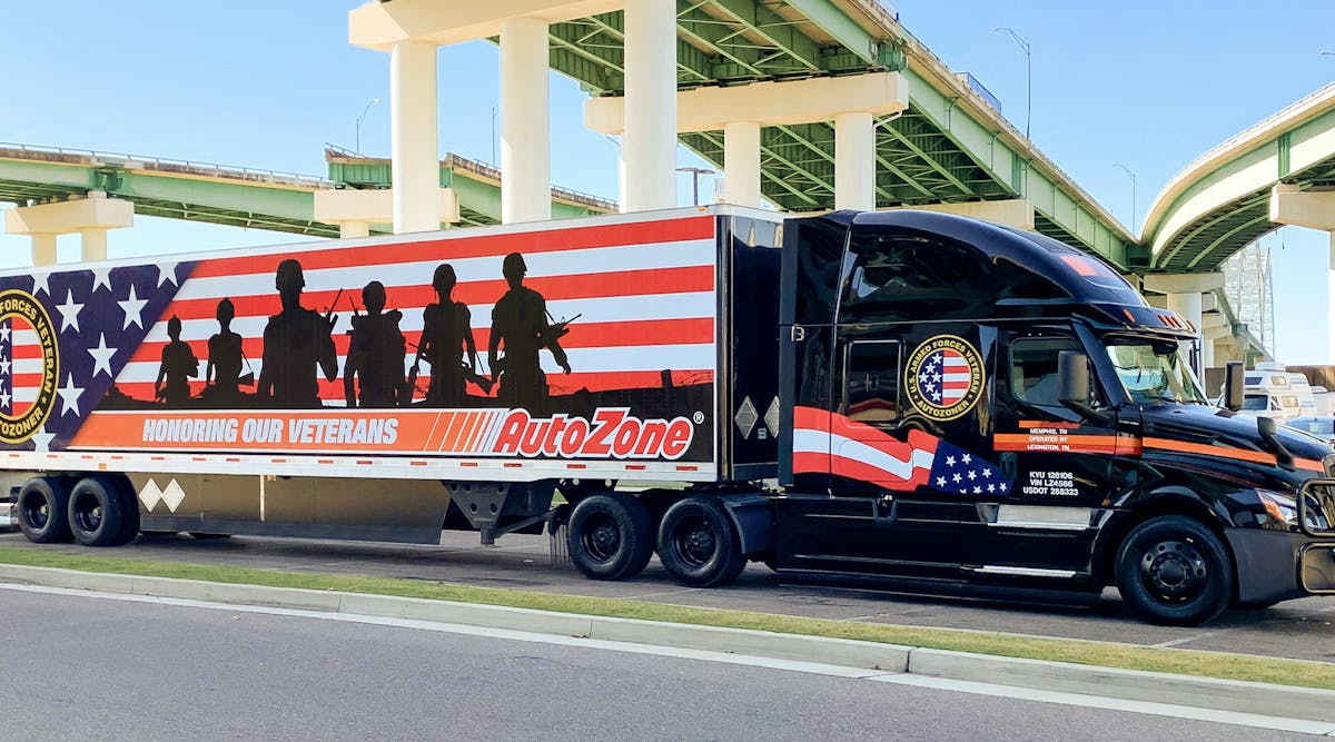 AutoZone was honored as a 2023 FleetOwner 500 Private Fleet of the Year finalist during the National Private Truck Council&apos;s annual convention in Orlando, Florida.