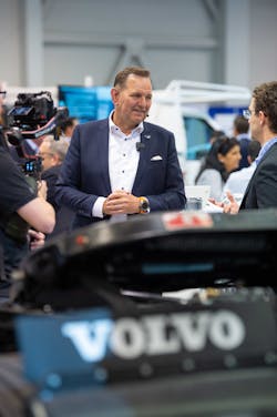 Volvo Trucks North America President Peter Voorhoeve. Volvo Trucks North America President Peter Voorhoeve.
