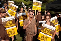 Unionized UPS drivers and package handlers were preparing to strike until the tentative July 25 agreement almost certainly made a walkout moot. Unionized UPS drivers and package handlers were preparing to strike until the tentative July 25 agreement almost certainly made a walkout moot.