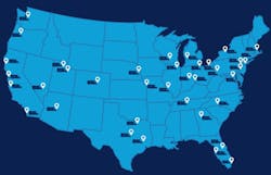 Amazon’s custom electric vans are on the road making deliveries in more than 800 cities and regions across the country. Amazon’s custom electric vans are on the road making deliveries in more than 800 cities and regions across the country.