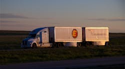 Estes truck at sunset