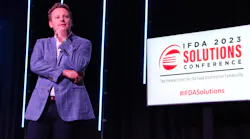 Workplace culture and leadership expert, best-selling author, and keynote speaker Eric Termuende speaks during the 2023 IFDA Solutions Conference in Fort Worth, Texas.