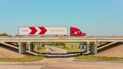 A Kodiak Robotics truck operating on Interstate 45 in Texas. A Kodiak Robotics truck operating on Interstate 45 in Texas.