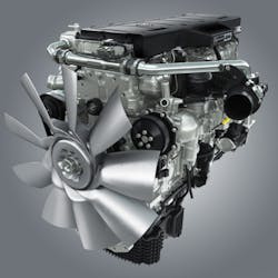 The Detroit Diesel DD15 is an example of the type of design Morrow looks for in engines good for downspeeding, he said. The Detroit Diesel DD15 is an example of the type of design Morrow looks for in engines good for downspeeding, he said.