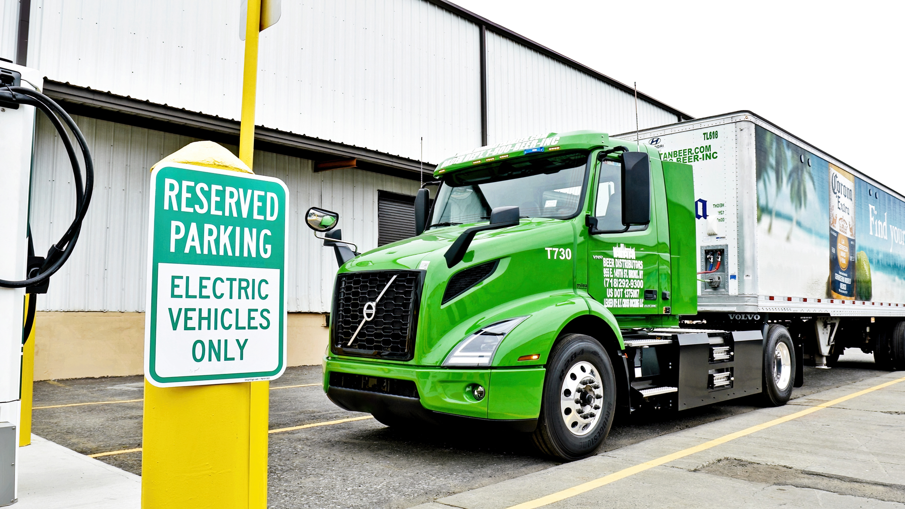 Volvo Vnr Electric Charging At Manhattan Beer 65217edbe1e66