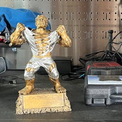 Iron Buffalo, formerly JE-CO Truck &amp; Trailer, gives the top biller of the quarter a trophy along with cash bonus. With the change in company name, the shop is replacing the Hulk with a buffalo.