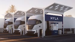 Nikola hopes to make waves in the equipment side of hydrogen-powered mobility with the Class 8 Tre FCEV, and fueling side with its energy business, HYLA.
