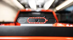 Canopy Pickup Cam helps protect tools and equipment in the pickup bed.