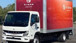 The medium-duty electric Rizon Truck The medium-duty electric Rizon Truck