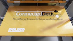 Doleco's ConnectedDeck is an integrated, easily adjustable cargo platform. Doleco's ConnectedDeck is an integrated, easily adjustable cargo platform.
