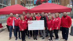 Dallas-area Averitt associates alongside representatives from New Country 96.3 celebrate the '10,000 for the Troops' program. Dallas-area Averitt associates alongside representatives from New Country 96.3 celebrate the '10,000 for the Troops' program.