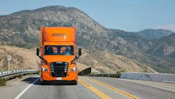 This year, Schneider's 92 Freightliner eCascadias logged more than 1 million miles hauling freight. This year, Schneider's 92 Freightliner eCascadias logged more than 1 million miles hauling freight.