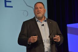 Mack Trucks President Jonathan Randall emphasizes the importance of supplier relationships at HDAD. Mack Trucks President Jonathan Randall emphasizes the importance of supplier relationships at HDAD.