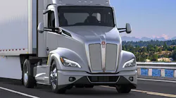 The Kenworth T680, one of Paccar's early entries in the fuel cell vehicle market
