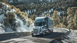New Volvo VNL 860 long-haul tractor-trailer.
