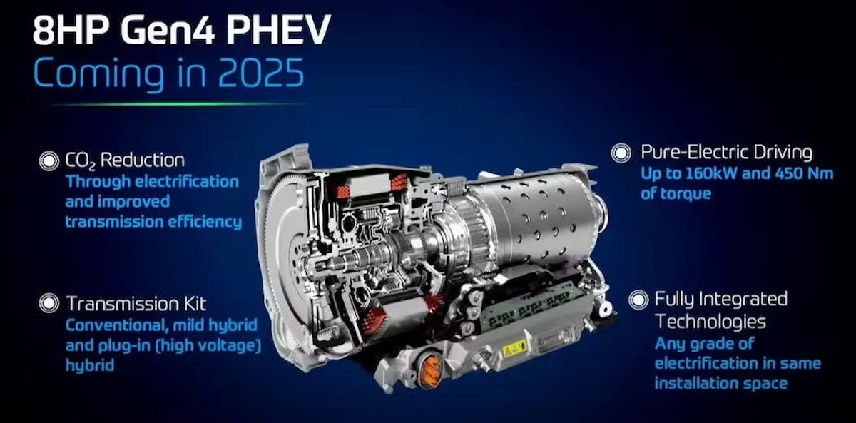 ZF scales 8speed transmission production, introduces new transmission designed for commercial