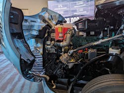 A look under the hood of the all-new Volvo VNL.