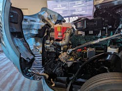 A look under the hood of the all-new Volvo VNL. A look under the hood of the all-new Volvo VNL.