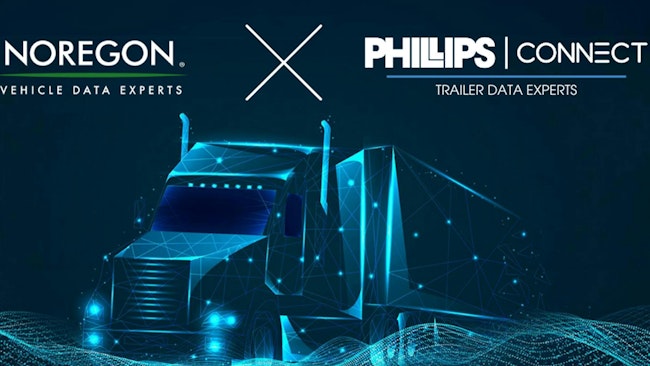 The collaboration is aimed at integrating Phillips Connect’s Connect1 trailer data into Noregon's TripVision Remote Diagnostics system.