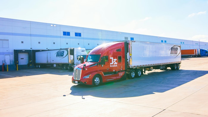 Kodiak Robotics' self-driving truck technology is hauling refrigerated food service supplies for Martin Brower's fast food customers between Dallas and Oklahoma City.