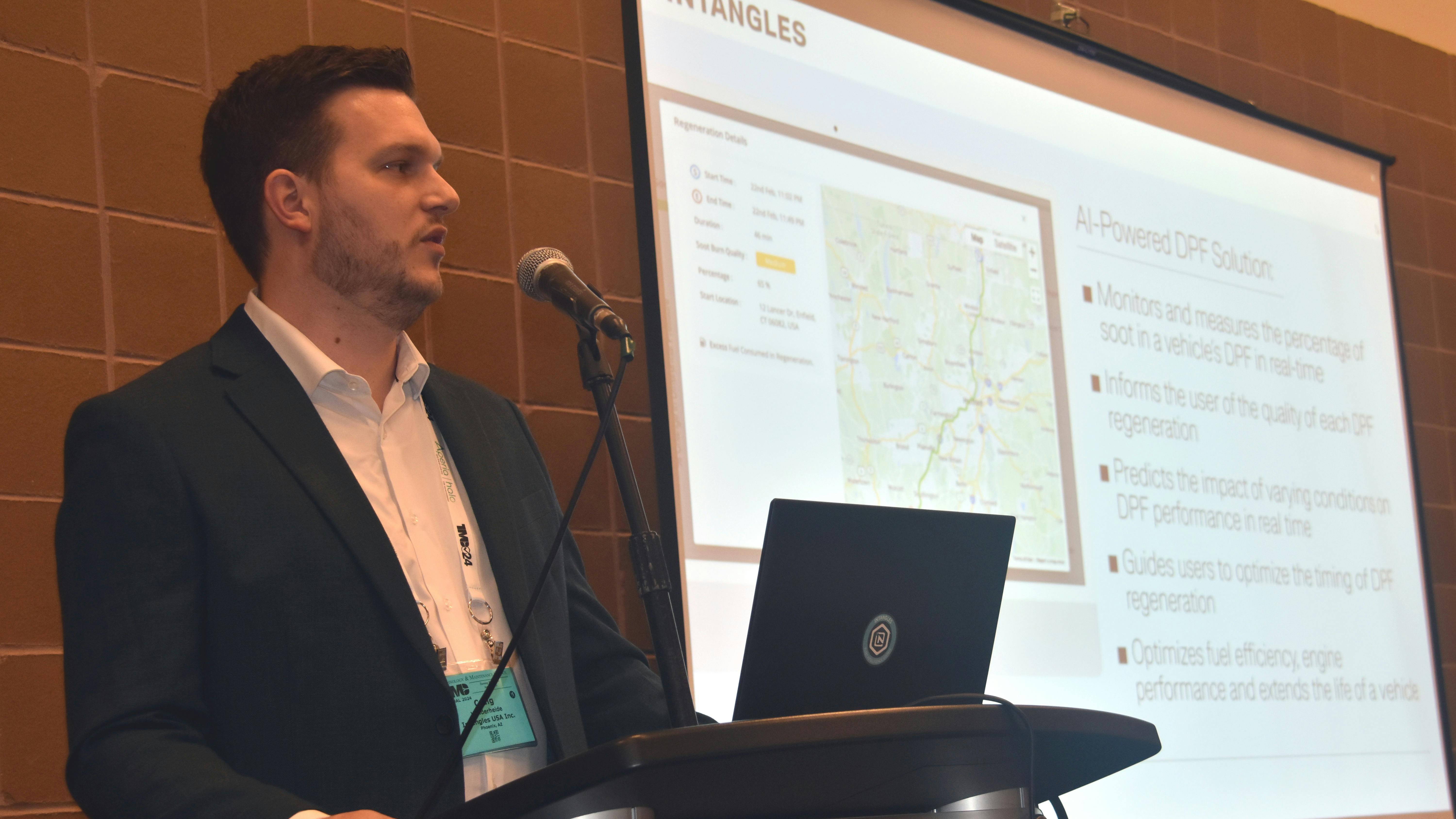 Craig Vanderheide, director of product management at Intangles, explains how predictive analytics takes the guesswork out of DPF regens.