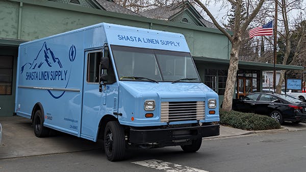 New electric trucks will provide zero-emission deliveries to communities with some of the highest pollution levels in California while meeting EV regulations ahead of schedule.