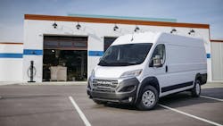 The all-new Ram ProMaster EV offers a targeted range of up to 162 miles in city driving. The all-new Ram ProMaster EV offers a targeted range of up to 162 miles in city driving.
