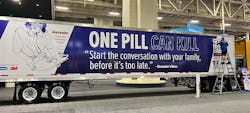 Trucking companies have the opportunity to purchase trailer wraps with fentanyl PSAs featuring messages from families who have lost loved ones to illicit fentanyl poisonings. Trucking companies have the opportunity to purchase trailer wraps with fentanyl PSAs featuring messages from families who have lost loved ones to illicit fentanyl poisonings.