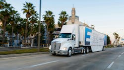 Kenworth T680E is the company&apos;s flagship battery-electric Class 8 truck.