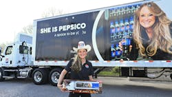 Ruthanne Sir, Nashville resident and frontline employee at PepsiCo Beverages North America, is recognized at the local &apos;She Is PepsiCo&apos; ceremony spotlighting women in frontline roles.