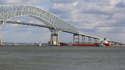 The Francis Scott Key Bridge is a major route for eastern U.S. truck operations, with about 11.5 million vehicles crossing the bridge each year. The Francis Scott Key Bridge is a major route for eastern U.S. truck operations, with about 11.5 million vehicles crossing the bridge each year.