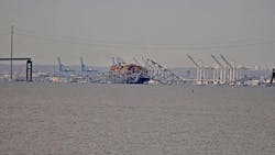 A container ship caused the Francis Scott Key Bridge to collapse in the early morning on Tuesday. A container ship caused the Francis Scott Key Bridge to collapse in the early morning on Tuesday.