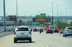 Traffic on I-95 South and I-895 South into Baltimore Harbor Tunnel and Washington DC, May 2021. Traffic on I-95 South and I-895 South into Baltimore Harbor Tunnel and Washington DC, May 2021.