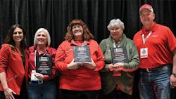 The announcement was made during the Salute to Women Behind the Wheel event, hosted by WIT at the Mid-America Trucking Show in Louisville, Kentucky. The event honors female commercial drivers for their efforts and successes in the trucking industry. The announcement was made during the Salute to Women Behind the Wheel event, hosted by WIT at the Mid-America Trucking Show in Louisville, Kentucky. The event honors female commercial drivers for their efforts and successes in the trucking industry.