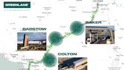 Greenlane launches 280-mile commercial EV charging corridor from Los Angeles to Las Vegas Greenlane launches 280-mile commercial EV charging corridor from Los Angeles to Las Vegas