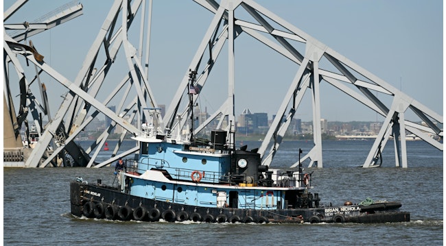 Francis Scott Key Bridge recovery efforts in Baltimore