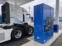 This station was developed using the knowledge gained from the two previous generations. As technology has advanced and through FirstElement&rsquo;s research, the company can achieve the scale and performance of its hydrogen refueling stations to support heavy-duty trucks&mdash;and this station is the first in the world with the capabilities of doing so.
