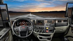 Peterbilt&apos;s new digital vision system-mirrors enhance driver safety and visibility