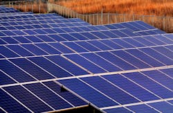 Powering a 3.5 MW charging station entirely through solar panels would require about 25 acres of panels on a sunny day. Powering a 3.5 MW charging station entirely through solar panels would require about 25 acres of panels on a sunny day.