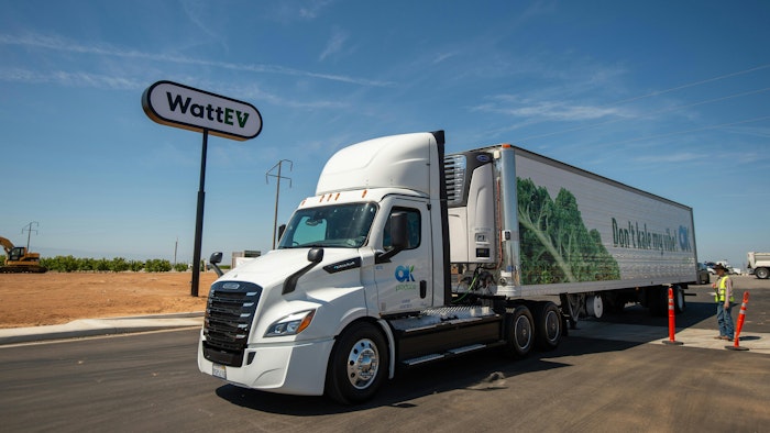 WattEV, a heavy-duty charging depot developer, opens its fourth heavy-duty charging station within a year, serving Southern California via microgrid with solar energy. The company sets sights on electrifying the whole West Coast within two years.