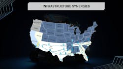 Early autonomous trucking paths for Damiler's fleet products will focus on the southern U.S. Early autonomous trucking paths for Damiler's fleet products will focus on the southern U.S.