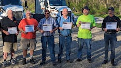 This year, five extraordinary drivers achieved a notable milestone: four million safe driving miles. These drivers now join a group of only a dozen others who have previously reached this mark in the company’s history. This year, five extraordinary drivers achieved a notable milestone: four million safe driving miles. These drivers now join a group of only a dozen others who have previously reached this mark in the company’s history.