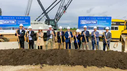 Left to right: Peter Tan, Strang Inc., Austin Conrad, Strang Inc., Daniele Thompson, St. Marie Law, Bob Wahlin, Stoughton, Ken Wahlin, Stoughton, Reijo Wahlin, Stoughton, Sue Vanderbilt, Stoughton, John Booher, Stoughton, Steve Braatz, CD Smith and Dane Bernau, CD Smith.