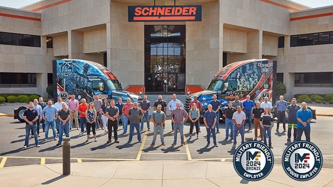 Schneider has a long history of supporting veterans, dating back to its founder, Al Schneider, who was a longtime member of the National Guard.