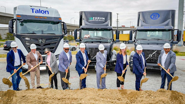 Forum Mobility breaks ground on heavy-duty electric truck charging depot in Port of Long Beach, supporting California's zero-emission transportation goals