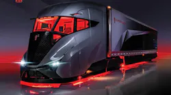 The Kenworth SuperTruck 2's 136% efficiency gain was achieved by improving three aspects of the truck: aerodynamics, powertrain, and weight reduction.