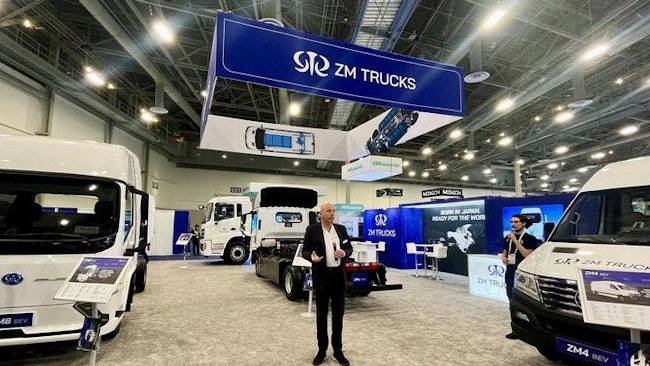 ZM Trucks unveils zero-emissions commercial truck lineup at ACT Expo 2024